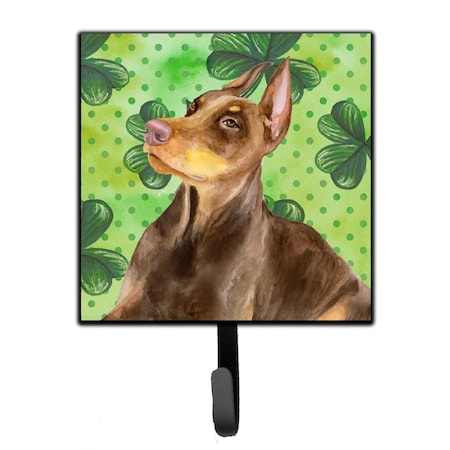 Carolines Treasures Doberman Pinscher St Patricks Leash or Key Holder BB9883SH4